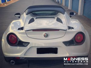 Alfa Romeo 4C Carbon Fiber Tail Light Trim Set - 488 Ferrari Style